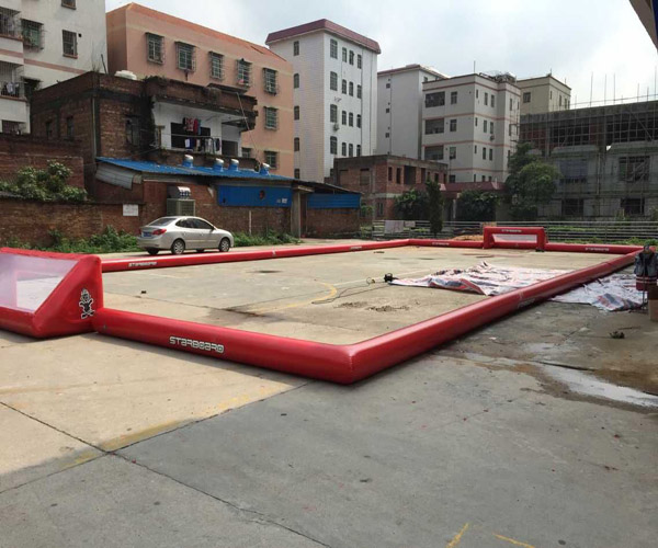 Outdoor Football Games 19.5m x 13.5m Inflatable Sports Arena For Adults