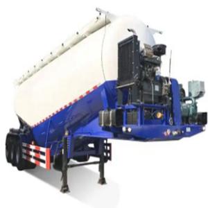Three Axle 45-80 Cubic V Type Bulk Cement Semi Trailer Dry Cement Pneumatic
