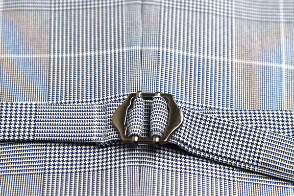 Slim Fit Mens 3 Pieces Suit Business Formal Light Grey Check Color SGS Certification