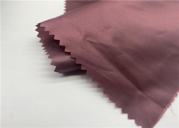 Two Tone Polyester Nylon Downproof Water Repellent Outdoor Fabric Soft Shiny