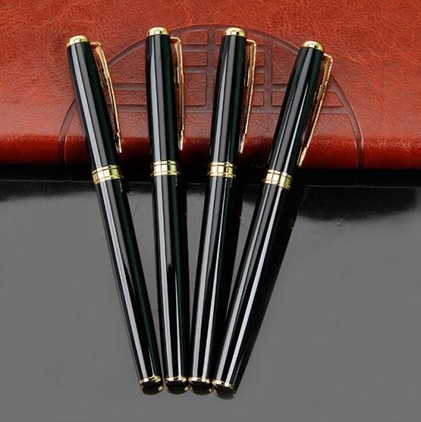 Personalized black Metal Roller Pen Ballpoint Pen Custom Ball Pen Manufacturer
