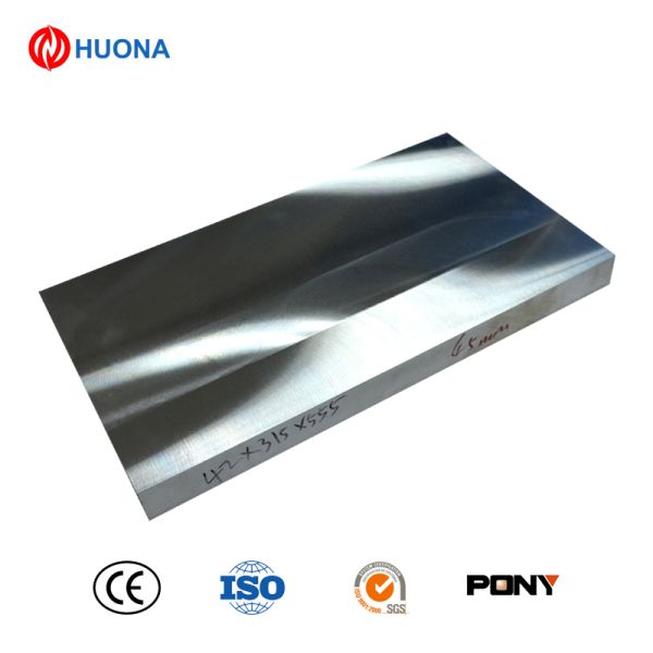 Supermalloy 1J85 Permalloy Sheet Ni80Mo5 Ultra High Initial Permeability Soft Magnetic Alloy Plate for Ultra Sensitive Magnetic Shielding