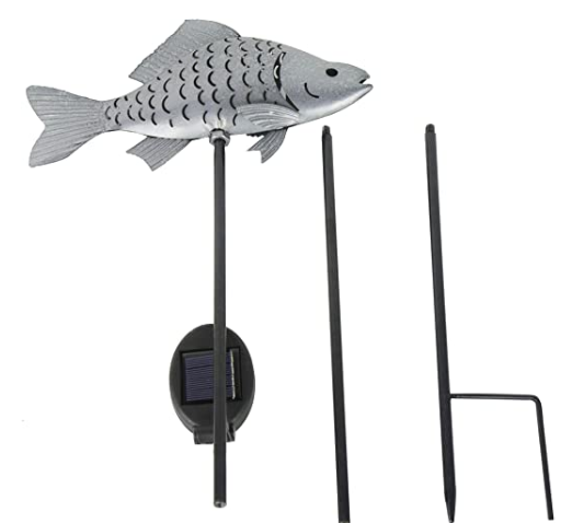 Warm White 7 Lumen 0.5W Fish Animal Shaped Solar Garden Lights