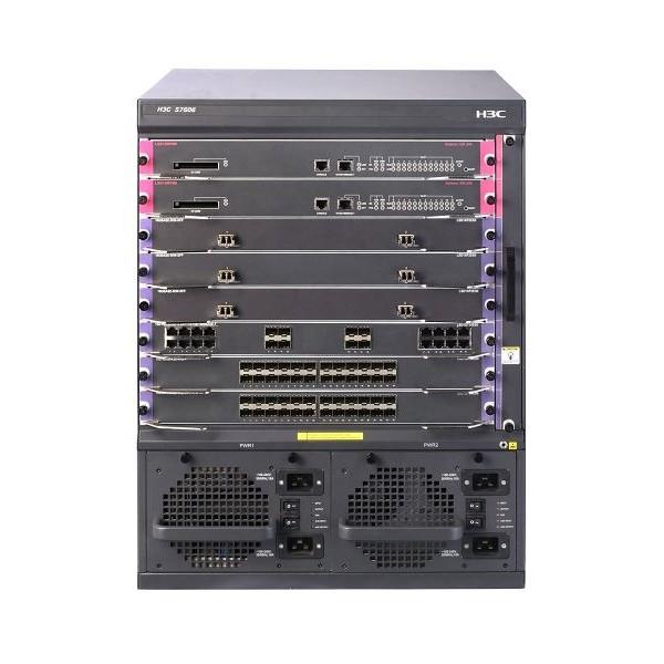 H3C LS-7606 Commutateur d' entreprise - Puissance redondante, support VXLAN et faible latence