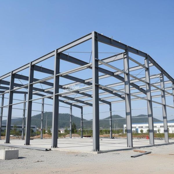 Customizable Steel Structure Light Weight And Capable Of Handling Wind Load 200 Kmh Suitable For Industrial Applications