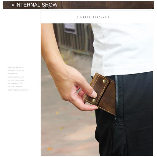 CROSS-BORDER RETRO CRAZY HORSE LEATHER WATCH BAG CONVENIENT CREATIVE LEATHER WATCH STORAGE HOLSTER