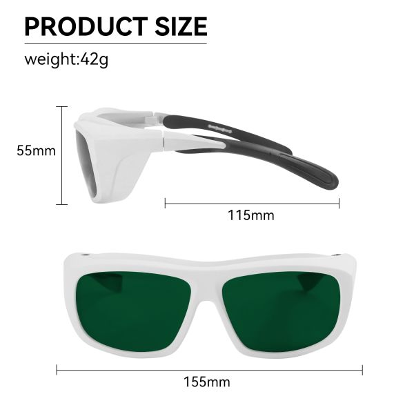 Laser Safety Glasses Laser Saftey Glasses Laser Protection Safeti Glasse 200-450nm 560-2000nm 1320nm 1610nm Co2 Laser Pointer Laser Safety Glasses Ipl Laser Glasses Laser Protection Goggles glasses