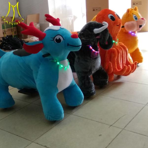 Hansel  kids indoor ride happy electric car  stuffed animals battery ride on car