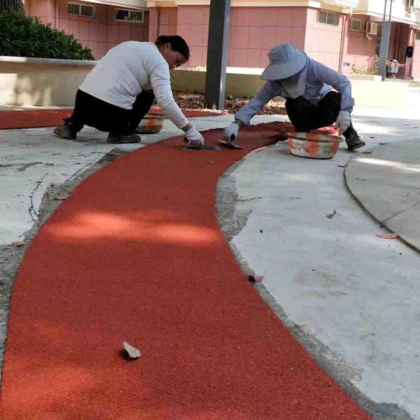 3mm Rubber Walking Path  Colured Eco-friendly Granules EPDM Runway