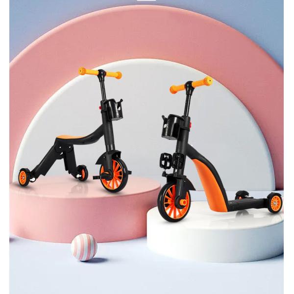 Outdoor Sports 3 Wheel Bike Scooter Multifunctional 3 In 1 Scooter