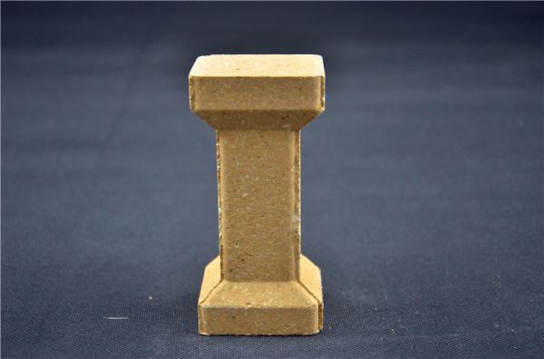 Thermal Shock Resistance Kiln Posts Yellow Color For High Temperature Furnace