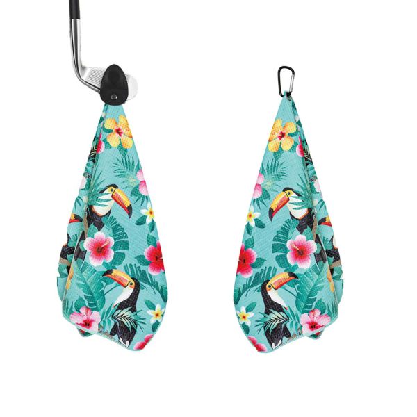 Eco Friendly Sublimation Microfibre Rpet Polyester Waffle Golf Towel