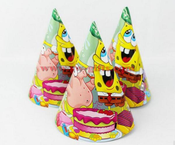 SpongeBob theme party set kids birthday party suppliers child Decoration evening party set celebration decoration