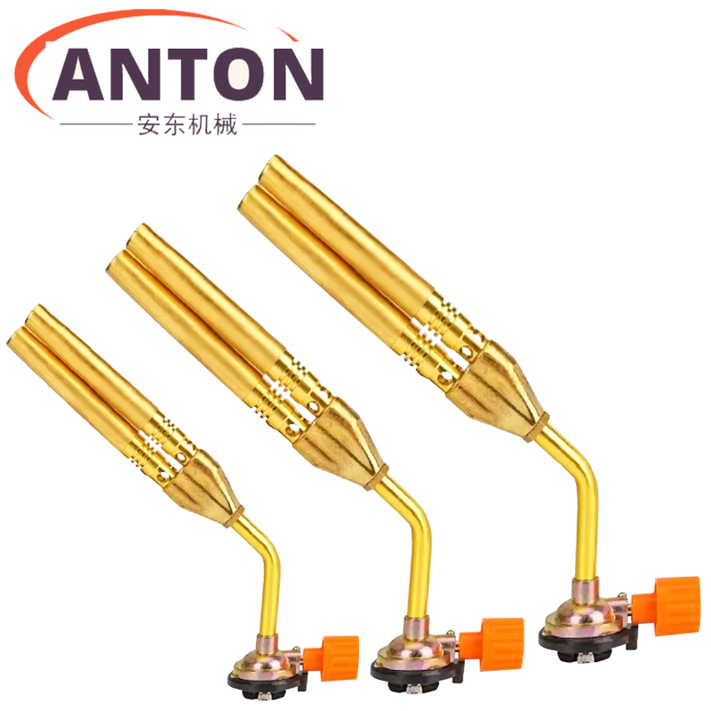 2108 Twin Burner Gas Torch Head Double Flame Dual Nozzle Wide Coverage Welding