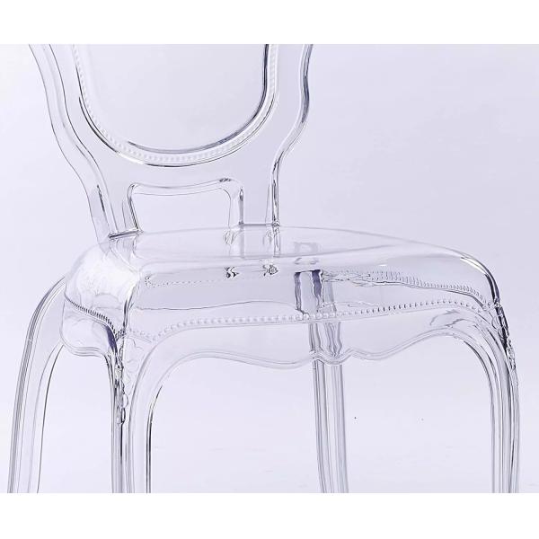 Princess Chevalier Chairs Crystal Clear Plastic Resin Acrylic Chiavari Chair