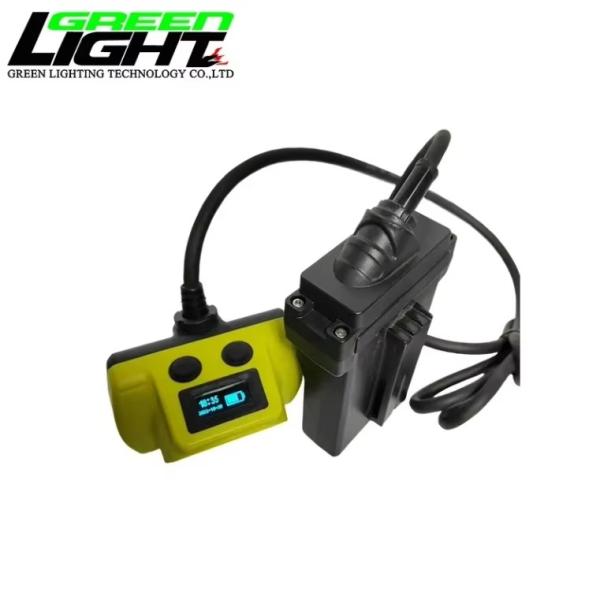 Lampe frontale de mineur à LED filaire IP68 antidéflagrante 25000 LUX 60 heures d'autonomie Lampe de casque minière de sécurité à LED pour l'exploitation minière souterraine