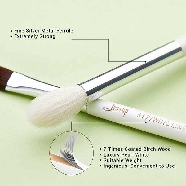 Non Slip mixed hair Pro Makeup Brushes Set handmade crafts