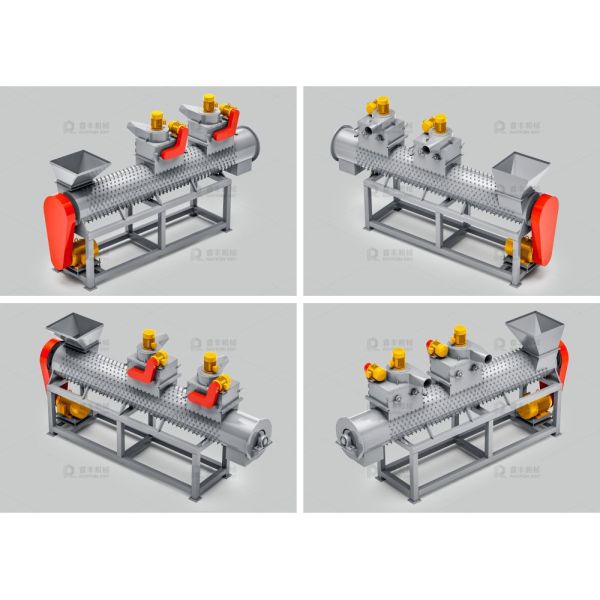 21KW Waste PET Bottle Label Remover Removing unlabelling Machine for Plastic Recycling