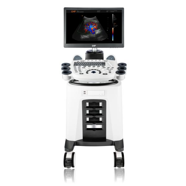 Sistema de máquina de ultrasonido Doppler color transcraneal de imagenología clínica con 3 puertos de sonda