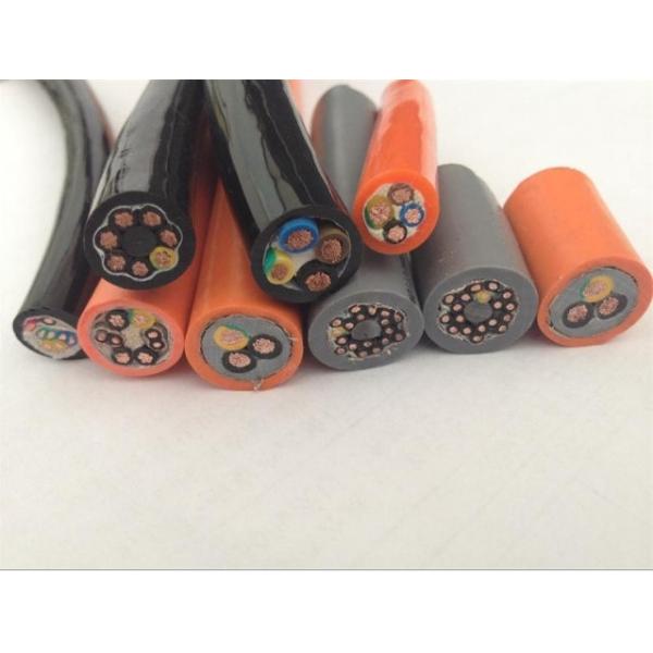 ECHU Drag Chain Cable CE Certificated EKM62383 6x0.5 in Grey/black/orange color, 600V drag chain cable
