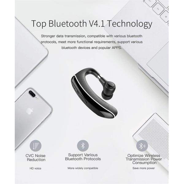  				S1 Original Handsfree Business Wireless Earphones Bluetooth with Mic Voice Control Ipx7 Waterproof Earphone for Phones 	        