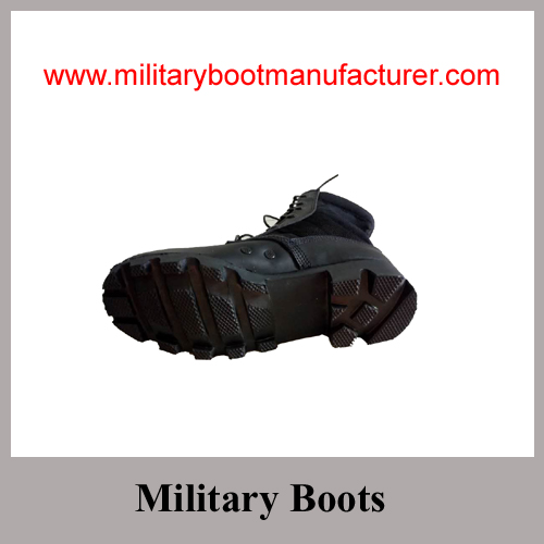 Wholesale China Made Split Leather Army Jungle DMS Boot with Panama Sole