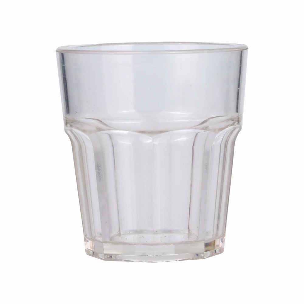 Custom Color 200ml Plastic Shot Glass PC Material Octagon Cup Unbreakable OEM