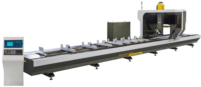 Cnc PVC профиля автомата для резки CNC 4 осей машина алюминиевого сверля и выстукивая
