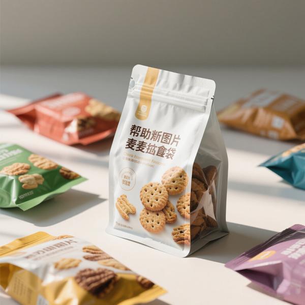 Sac Mylar à fermeture à glissière recyclable barrière antistatique et alimentaire