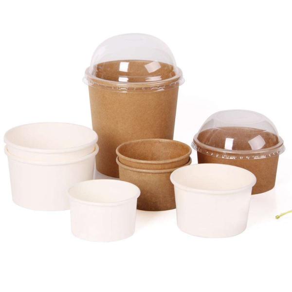 Ice Cream Cups Wholesale Customized Paper Cup Frozen Ice Cream Cup Food & Beverage Packaging,Ice Cream Packaging