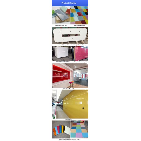 Factory Direct 3-25mm Painted Glass for Wall & Curtain Wall Decoration