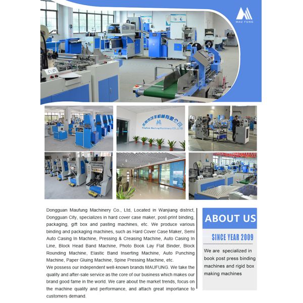 Semi-Automatic Notebook Binding Machine with 1.5kw Power 17 PCS/MIN Speed and 60mm Thickness for Soft Cover and Children Books