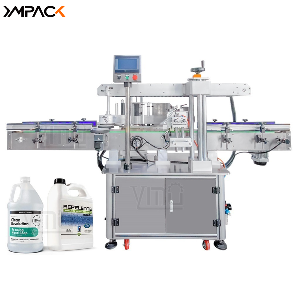 YM610 Auto Labeling Machine Rectangular Square and Round Bottle Labeling Machine for Food and Chemicals Label Applicator