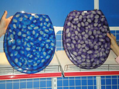 resin toilet seat,17'18'19'Uropean standard,USA stardard,color rocks design