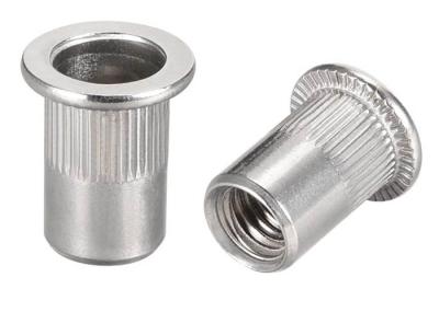 Aluminum Alloy 6061 7075 Anodized  plain Small Flat Head Serrated Rivet Nuts