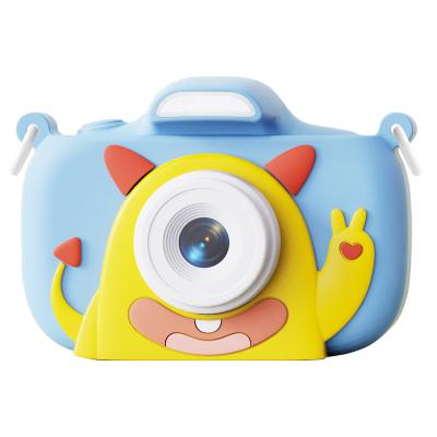 1080p HD Caméra pour enfants de 2,4 pouces Caméra pour enfants en bas âge Avec boîtiers en silicone Jouets Pour les cadeaux d'anniversaire de Noël