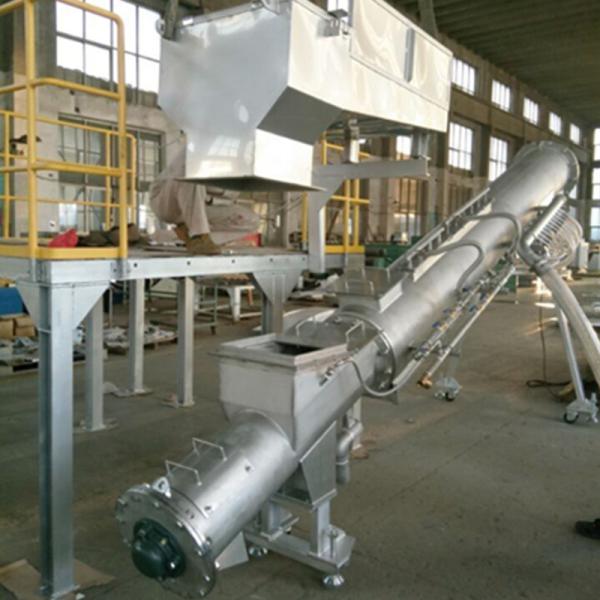 Customized Stainless Steel Heat Resistant Screw Auger Conveyor for Industrial Material Handling