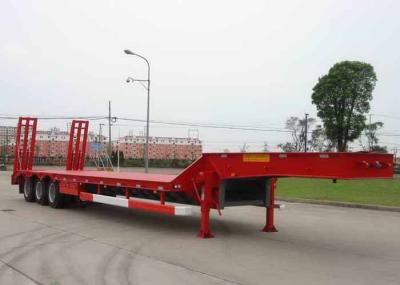 da Baixo-cama eixos 70Tons 17m do caminhão de reboque 3 semi para a máquina de carregamento da construção