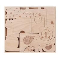 Puzzle éducatif en bois DIY Puzzle éducatif en bois pour les enfants de 2 à 4 ans