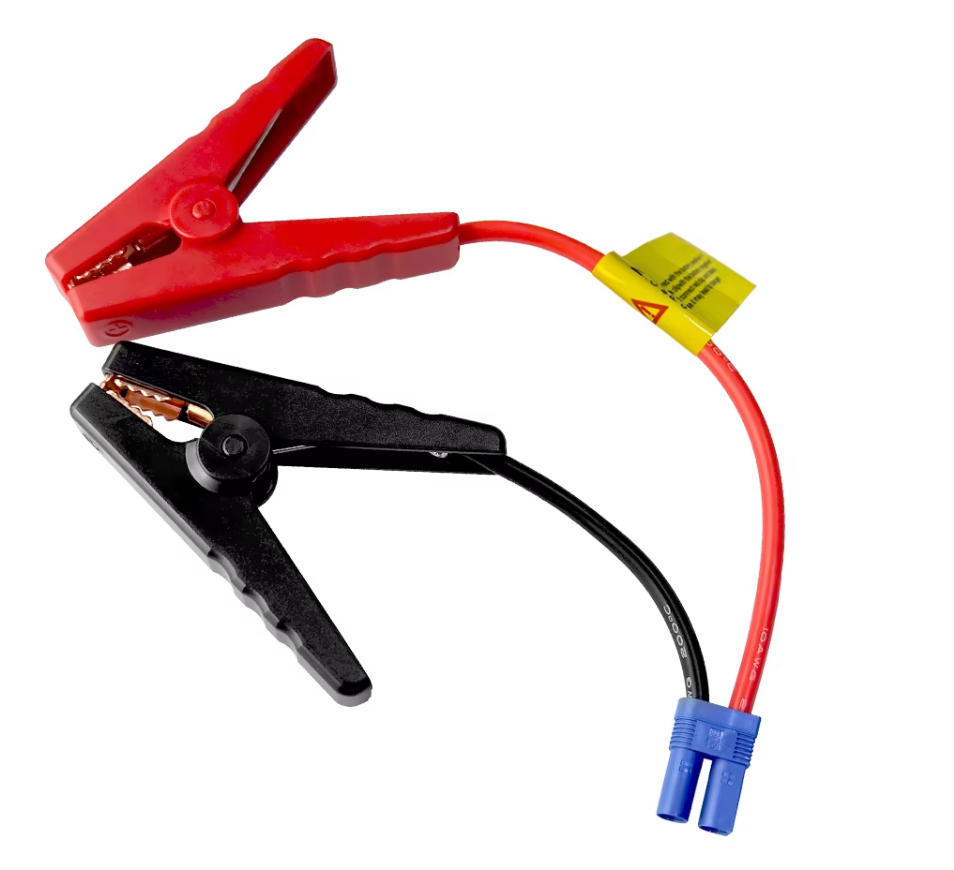 10 AWG Silicone Alligator Clamp Cable with EC5 Plug for Car Emergency Starting and Prevent Reverse Charge at 600Amp Current