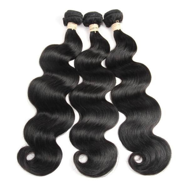 24 Inch Malaysian Body Wave Bundles / Virgin Hair Hair Extensions