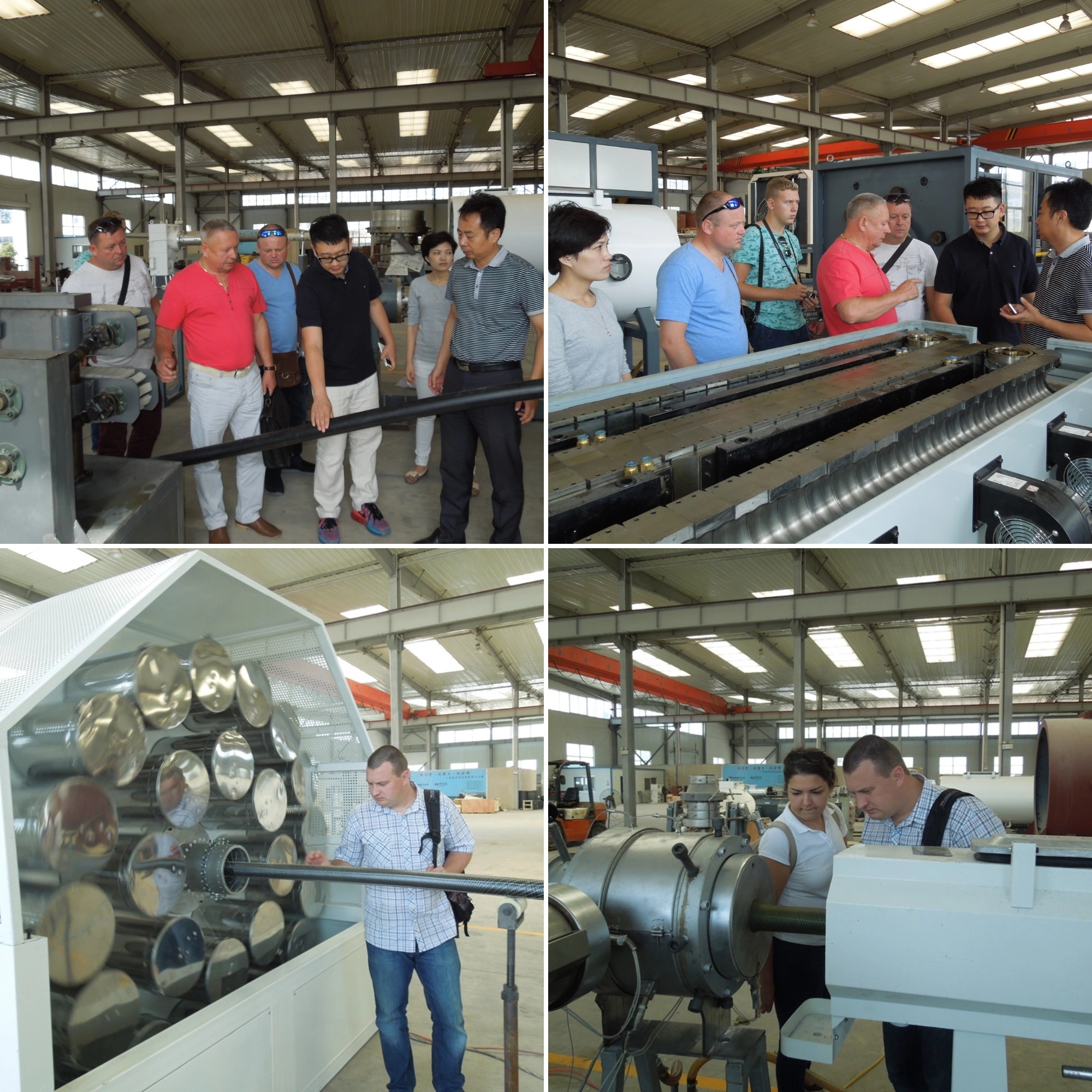 Smart Controlled PERT PU Foam Pipe Extrusion Line with One-Step Continuous Foaming Process and Automatic Operation for PE-RT II Pipes