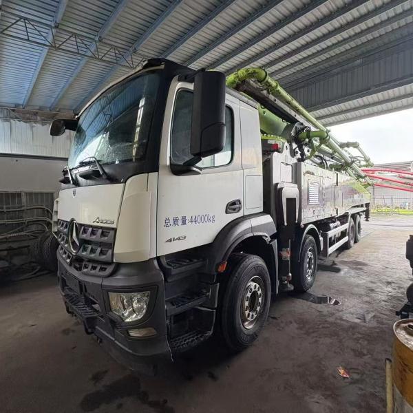 Concrete Pump Truck Used 2020 Zoomlion 63m 63 meters with Mercedes Benz Chassis