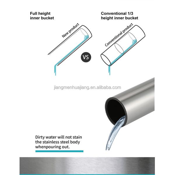 Silver Curved Design Toilet Cleaning Brush with Holder Stainless Steel OEM Acceptable