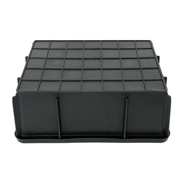 Black Soldier Fly Plastic Crates 360x270x130mm for Transportation and Organization