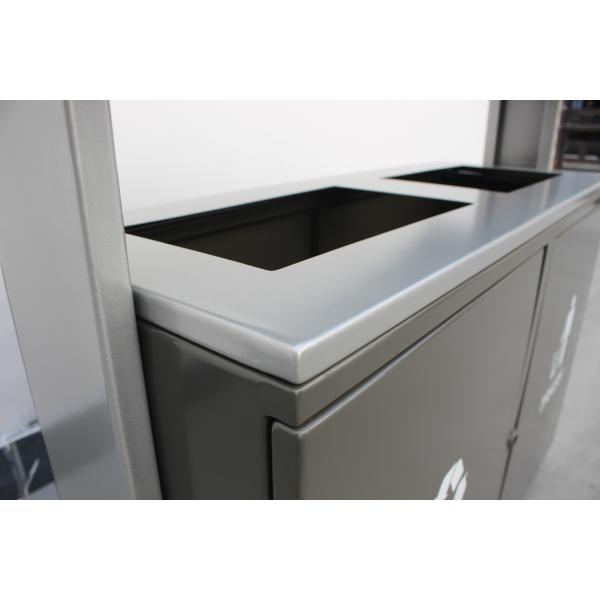 120 литровые металлические контейнеры для наружной переработки прямоугольной формы для ресторанов