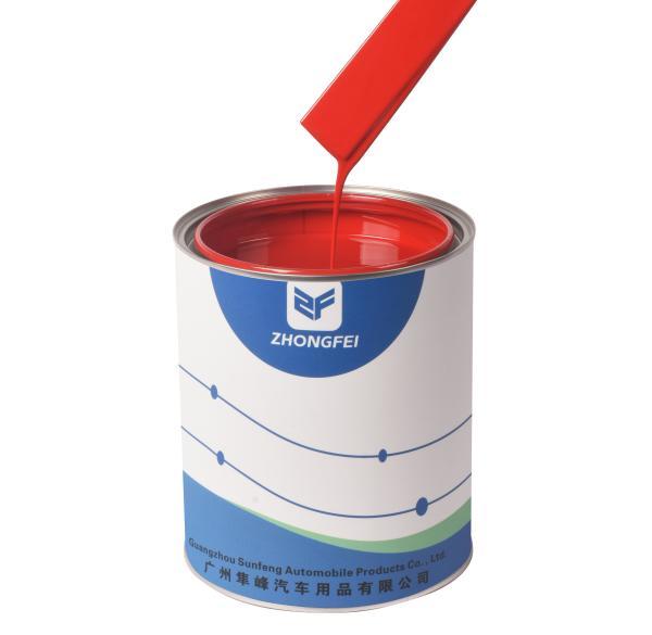 Sunfeng Automotive Acrylic 2k Car Paint in Red Color for Car Spray and Tinting