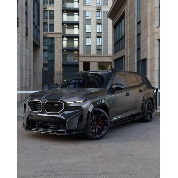 For BMW XM Carbon Fiber Widebody Kit XM Upgrades RNG-style Carbon Fiber Front Lip Diffuser Wheel Arch Spoiler Hood Wide Body