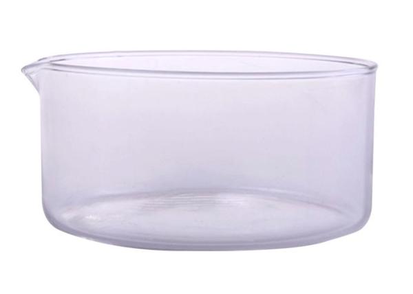 IEC 60335-2-25 Cylindrical Borosilicate Glass Vessels φ190mm φ85mm