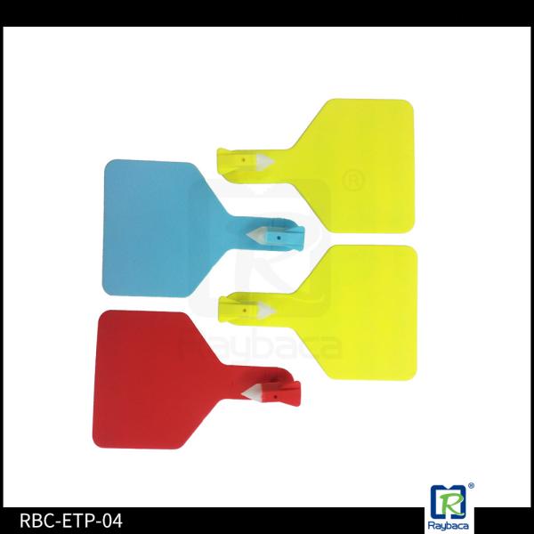 Uma etiqueta de orelha animal da parte RFID para o gado, gado personalizado etiqueta ETP-04
